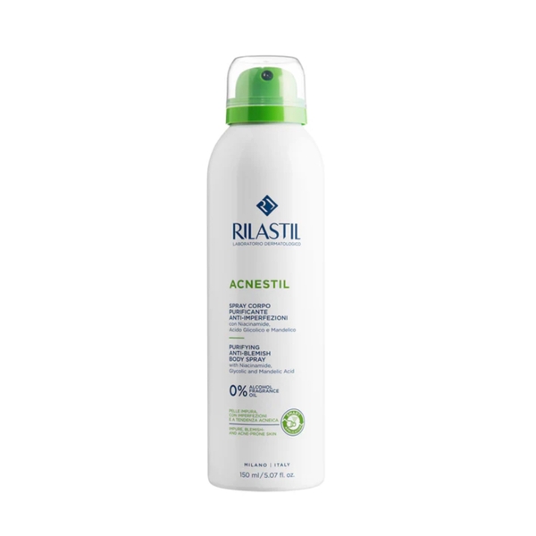 RILASTIL ACNESTIL BODY SPRAY: Xịt Cơ Thể Đặc Trị Mụn, Thâm & Không Đều Màu - Thanh Lọc, Làm Dịu Da