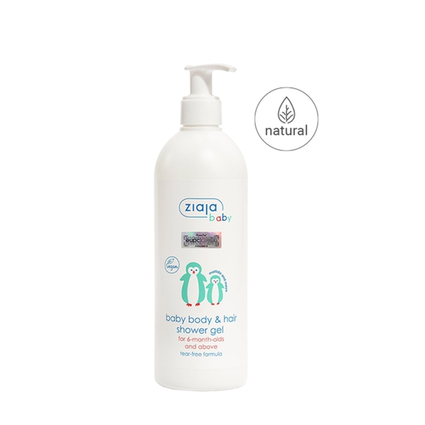 Ziaja Baby Body & Hair Shower Gel – Gel Tắm Gội 2 Trong 1 Dịu Nhẹ Cho Bé Từ 6 Tháng Tuổi