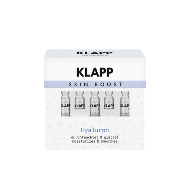KLAPP Skin Boost Hyaluron Ampoules: Tinh Chất Cấp Ẩm Đa Tầng & Trẻ Hóa Da Tức Thì