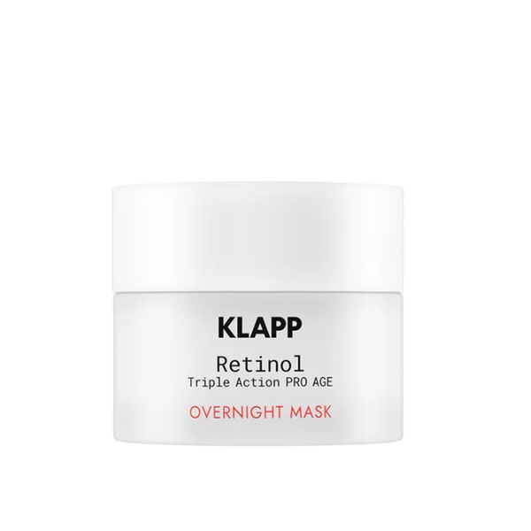 KLAPP Retinol Triple Action PRO AGE Overnight Mask: Mặt Nạ Ngủ Tái Tạo, Nâng Cơ V-Line & Trẻ Hóa Da Chuyên Sâu