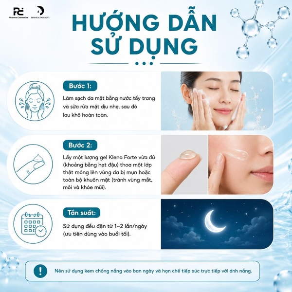 Klena Forte 0,3 15g – Gel Chuyên Biệt Giúp Giảm Mụn, Tiêu Cồi Và Ngăn Ngừa Mụn Tái Phát