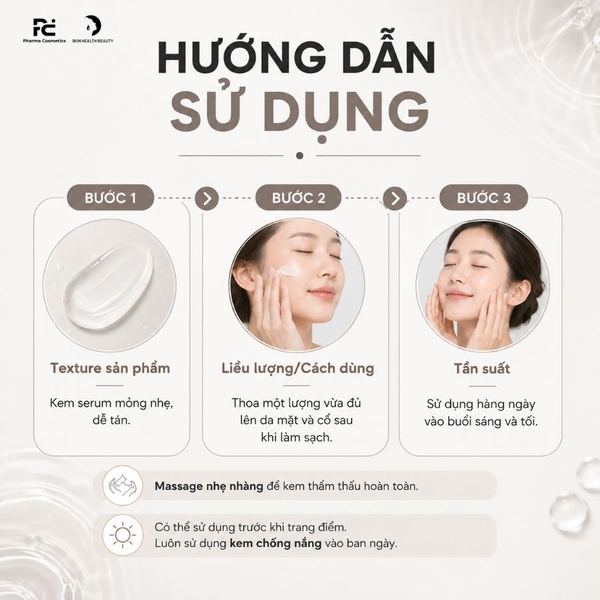 LACABINE 15% NIACINAMIDE SERUM CREAM / TINH CHẤT DƯỠNG SÁNG, MỜ THÂM DA