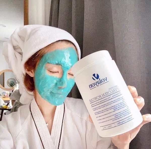 VOLAYON HYALOTEN POWDER: Mặt Nạ Tảo Xoắn Cấp Ẩm, Làm Dịu & Hạ Nhiệt Da Chuyên Sâu