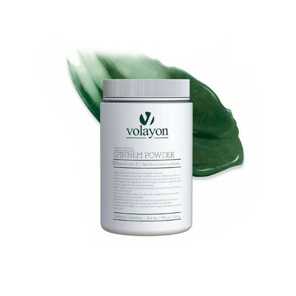 VOLAYON SPINNEM POWDER: Mặt Nạ Tảo Thanh Lọc & Tái Tạo, Mang Lại Làn Da Khỏe Mạnh