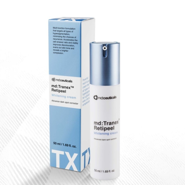 ​​​Md:Tranex Retipeel Whitening Cream – Kem Trị Nám Chuyên Sâu & Trẻ Hóa Da Đa Năng