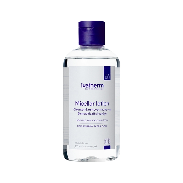 IVATHERM IVATHERM Micellar Lotion Cleanses & removes make up: Nước Tẩy Trang Giàu Khoáng Chất - Sạch Sâu & Dịu Nhẹ Cho Mọi Loại Da