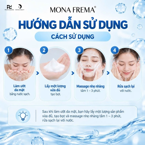 MONA FREMA NATUREX SOOTHING FOAMING CLEANSER / SỮA RỬA MẶT CHO DA NHẠY CẢM ( SENSITIVE SKIN)