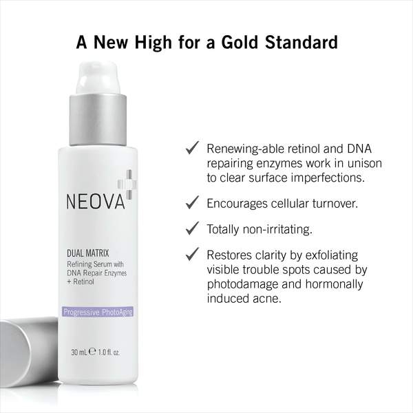 NEOVA DUAL MATRIX (RETINOL + DNA) / SERUM LÀM SÁNG DA KHÔNG ĐỀU MÀU, CHỐNG OXY HÓA