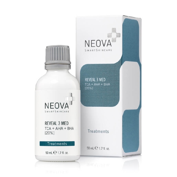 NEOVA REVEAL 3 MED PEEL TCA + AHA + BHA [20%] / THAY DA SINH HỌC GIÚP TÁI SINH LÀN DA & LÀM SÁNG DA SẠM MÀU VỚI TCA 20%