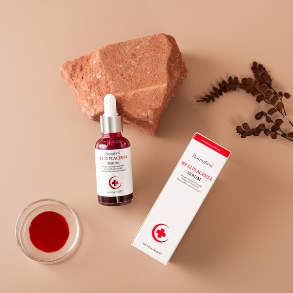PHARMAFORM B9-12 PLACENTA SERUM: Tinh Chất Chuyên Biệt - Phục Hồi & Tái Tạo Làn Da Tổn Thương