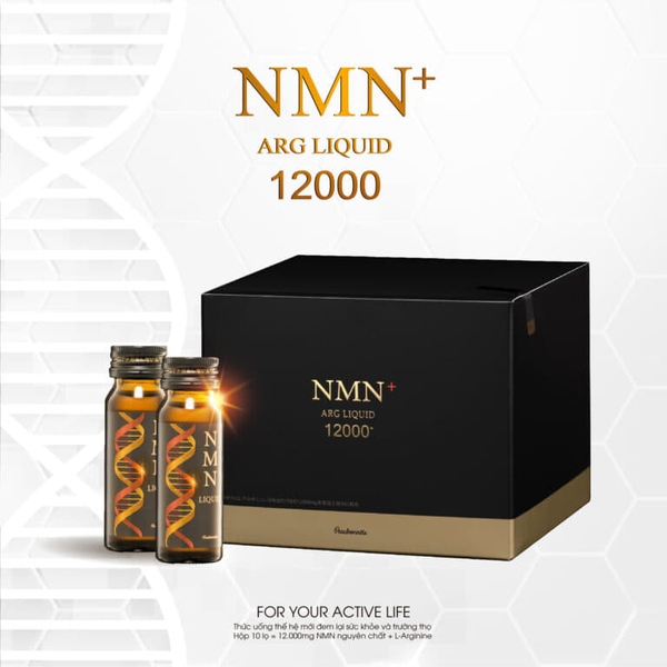 NMN+ ARG LIQUID 12000 / NƯỚC UỐNG TRẺ HÓA DA