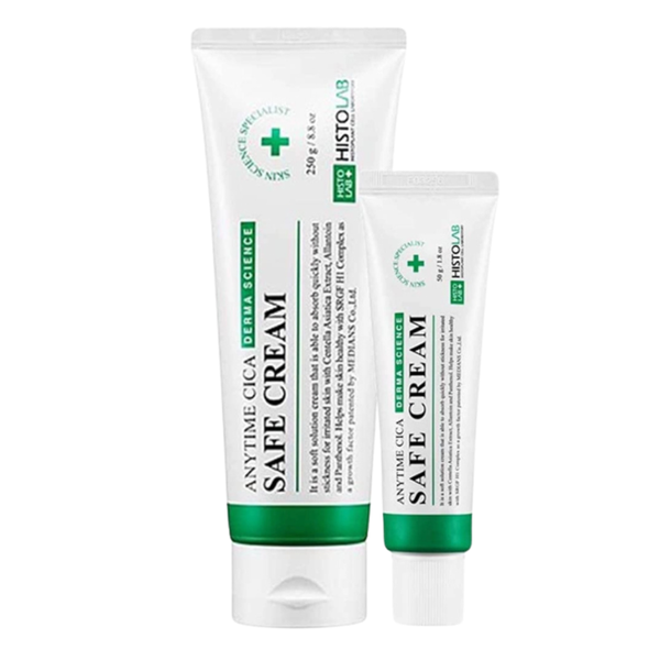 HISTOLAB ANNYTIME CICA SAFE CREAM / KEM TRỊ SẸO, PHỤC HỒI BỀ MẶT DA HIỆU QUẢ SAU ĐIỀU TRỊ XÂM LẤN 50g
