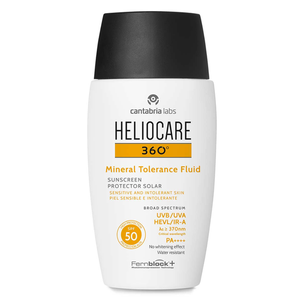 HELIOCARE 360° MINERAL TOLERANCE FLUID SPF 50: Kem Chống Nắng Khoáng Phổ Rộng - Bảo Vệ Tối Đa Cho Da Nhạy Cảm