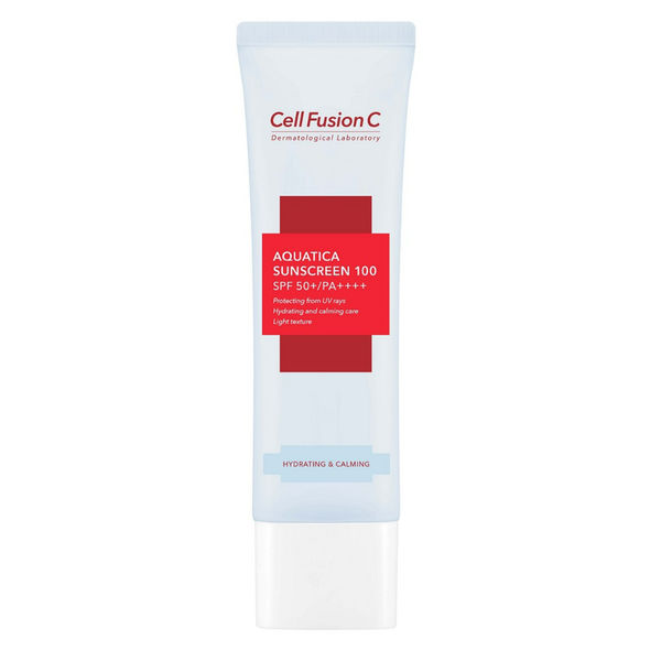 CELL FUSION C KCN AQUATICA 100 SPF59+/PA++++ / KEM CHỐNG NẮNG CHO DA KHÔ, HỖN HỢP THIÊN KHÔ, DA NHẠY CẢM