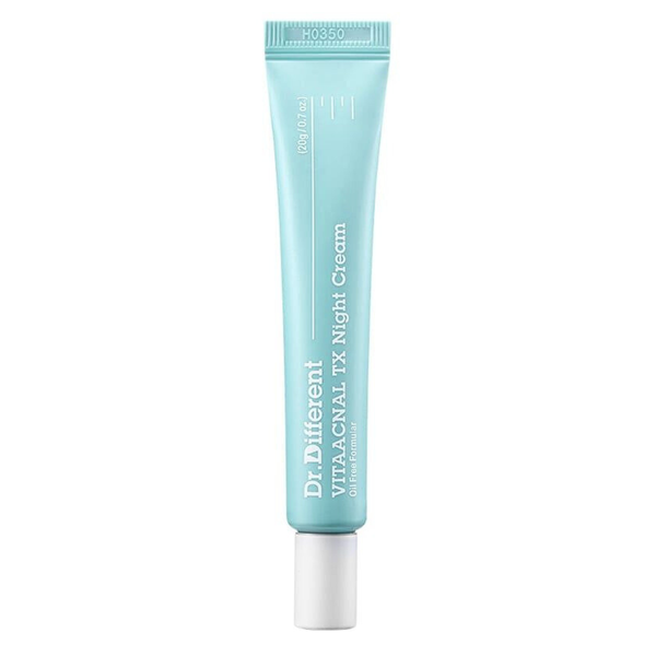 DR.DIFFERENT VITAACNAL TX NIGHT CREAM – Kem Dưỡng Ban Đêm Hỗ Trợ Giảm Mụn, Kiểm Soát Dầu Và Nuôi Dưỡng Da Mịn Màng