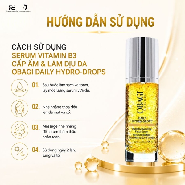 Obagi Daily Hydro-Drops Facial Serum: "Cứu tinh" cho làn da thiếu ẩm và nhạy cảm 