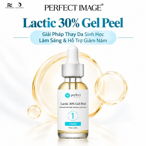 PERFECT IMAGE Lactic 30% Gel Peel: Giải Pháp Thay Da Sinh Học Làm Sáng, Trị Nám & Phục Hồi Độ Rạng Rỡ