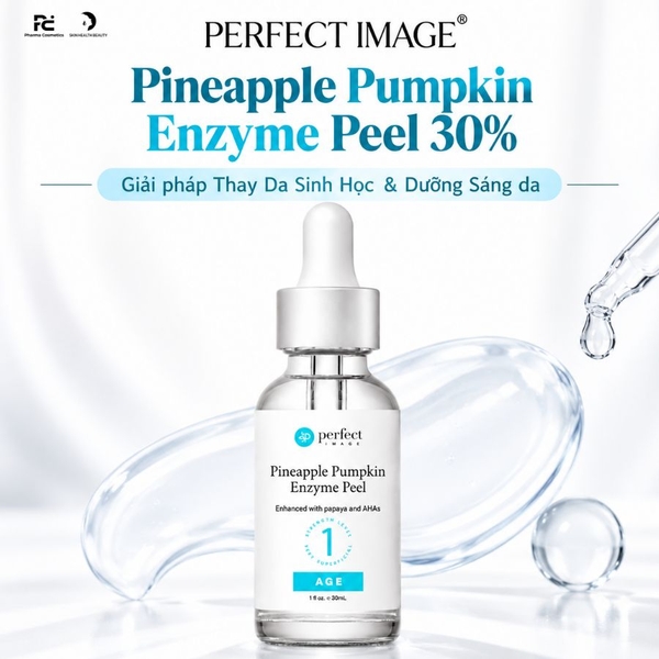 Perfect Image Pineapple Pumpkin Enzyme Peel 30%: Thay Da Sinh Học Chiết Xuất Dứa Và Bí Đỏ – Giải Pháp Trẻ Hóa & Dưỡng Sáng Toàn Diện