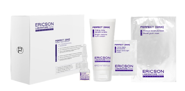 ERICSON LABORATOIRE PERFECT [GNX] RADIANT YOUTH BOOSTER (GENXSKIN KIT 4 SESSIONS) - Bộ Trị Liệu Kích Hoạt Gen Trẻ Hóa & Sáng Da