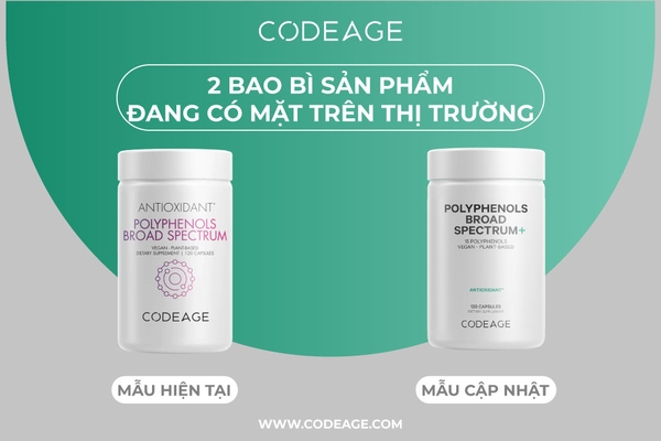 Codeage Polyphenols Broad Spectrum – Viên Uống Chống Oxy Hóa Bí Quyết Trẻ Hóa Tế Bào Toàn Diện