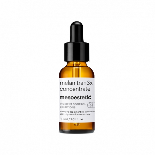 Mesoestetic Melan Tran3x Concentrate: Serum Đặc Trị Nám Chuyên Sâu & Hiệu Chỉnh Tăng Sắc Tố Thế Hệ Mới