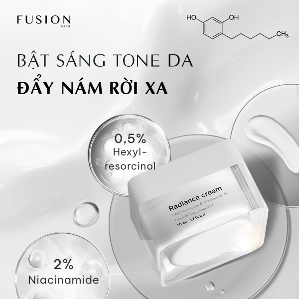 FUSION RADIANCE CREAM / KEM TRỊ NÁM, TRẮNG SÁNG DA
