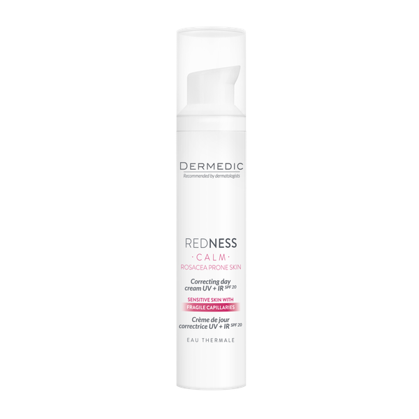 DERMEDIC REDNESS CORRECTING DAY CREAM UV+IR SPF20: Giải Pháp Toàn Diện Cho Làn Da Mẩn Đỏ & Nhạy Cảm