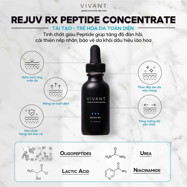 Vivant Rejuv RX – Tinh Chất Nâng Cơ, Phục Hồi Và Săn Chắc Da Đột Phá