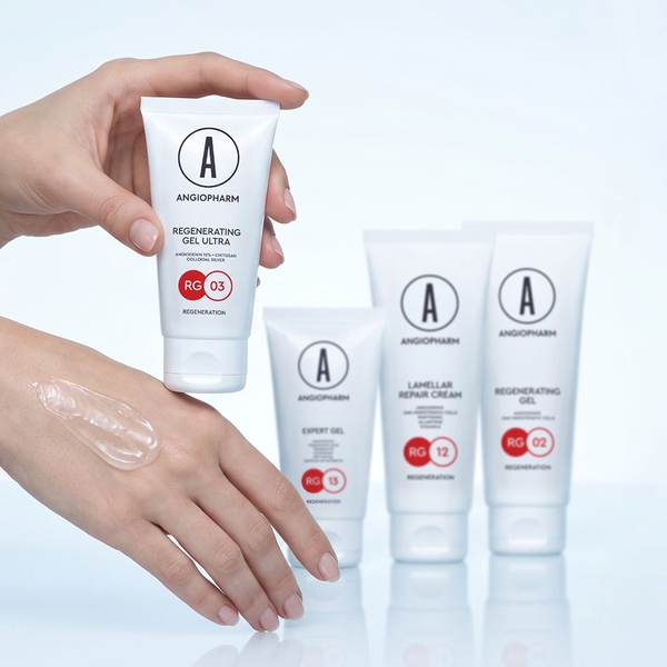 ANGIOPHARM Regenerating Gel Ultra 50ml – Gel hỗ trợ phục hồi và bảo vệ da chuyên sâu