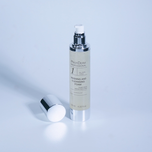 Profiderm Professional Washing and Cleansing Foam: Sữa Rửa Mặt Lợi Khuẩn Kiềm Dầu & Cân Bằng Hệ Vi Sinh Da