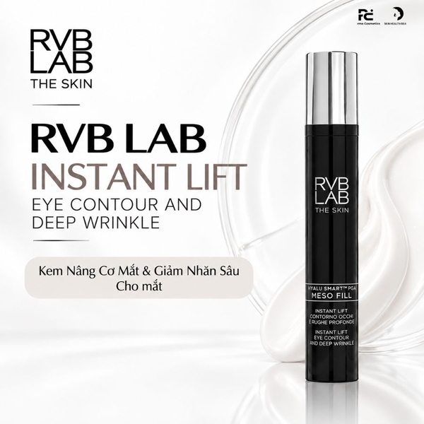 RVB LAB INSTANT LIFT EYE CONTOUR AND DEEP WRINKLE: Kem Nâng Cơ Mắt & Giảm Nhăn Sâu - Hiệu Ứng Làm Mịn Tức Thì Lấy Cảm Hứng Từ Filler