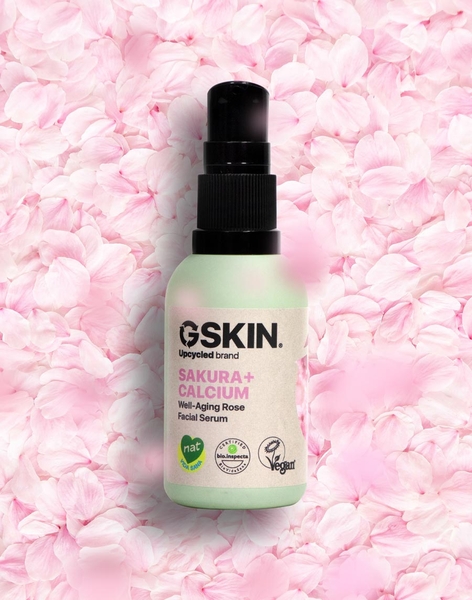 GSKIN SAKURA + CALCIUM FACIAL SERUM / SERUM DƯỠNG ẨM VÀ CHỐNG LÃO HOÁ ...
