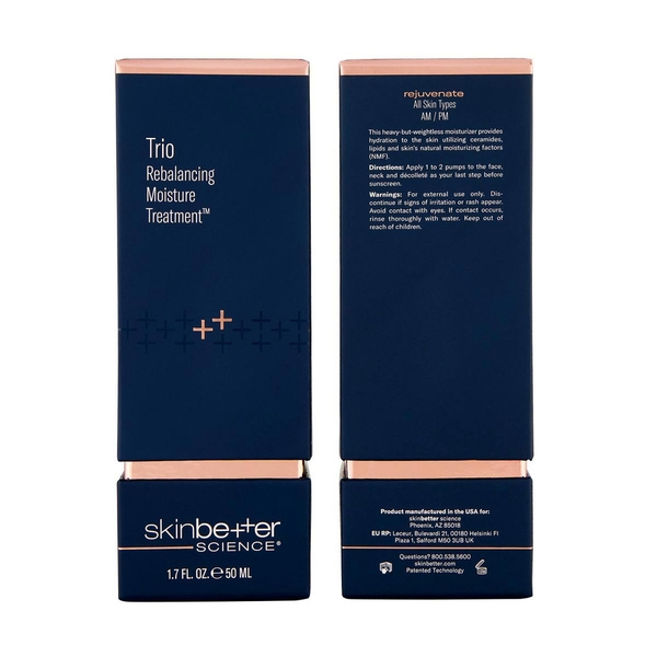 SKINBETTER TRIO REBALANCING MOISTURE TREATMENT / KEM DƯỠNG PHỤC HỒI TRẺ HÓA VÀ CĂNG BÓNG