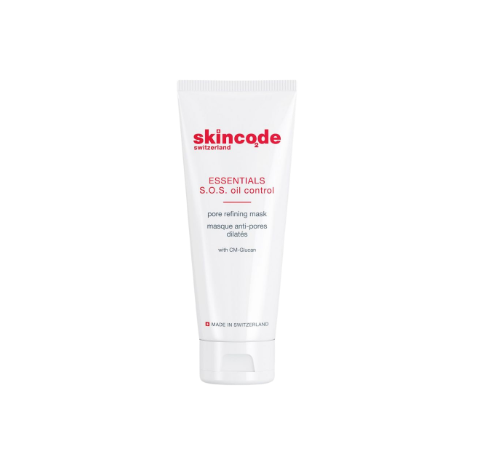 SKINCODE ESSENTIALS S.O.S OIL CONTROL PORE REFINING MASK - MẶT NẠ ĐẤT SÉT TRỊ MỤN & SE KHÍT LỖ CHÂN LÔNG