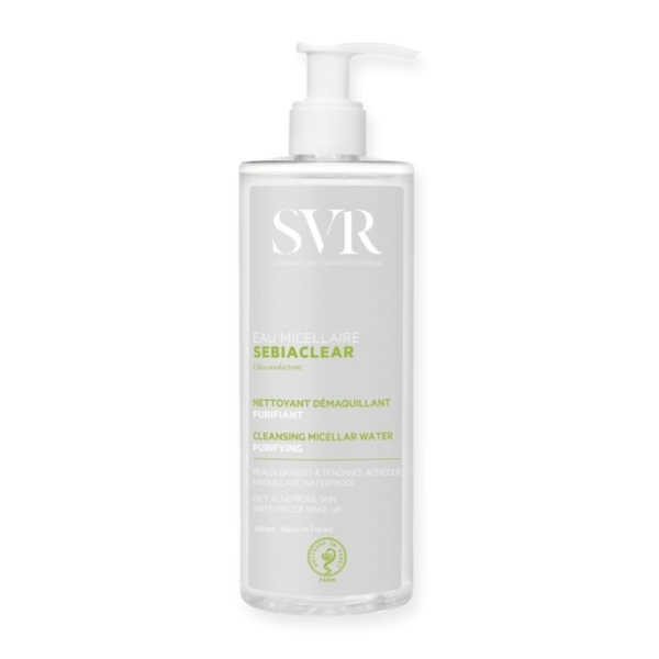 SVR Sebiaclear Eau Micellaire: Nước Tẩy Trang Sạch Sâu, Kiềm Dầu Cho Da Mụn