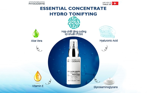 METHODE PHYSIODERMIE ESSENTIAL CONCENTRATE HYDRO – TONIFYING / TINH CHẤT TĂNG CƯỜNG SẢN SINH ELASTING VÀ COLLAGEN, SĂN CHẮC DA