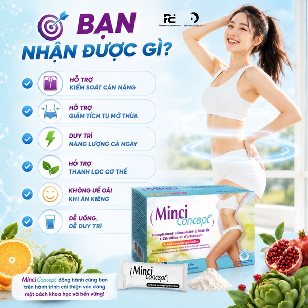 MinciConcept Les Laboratoires FENIOUX – Bột Uống Hỗ Trợ Giảm Cân Và Tăng Cường Năng Lượng Tự Nhiên