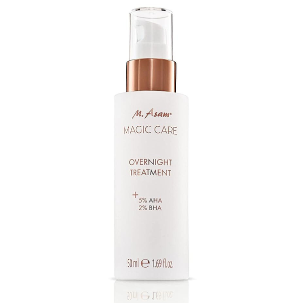 M. ASAM® MAGIC CARE OVERNIGHT TREATMENT AHA & BHA 50ML / TẨY TẾ BÀO CHẾT AHA & BHA 