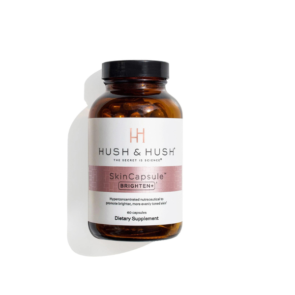HUSH & HUSH SkinCapsule BRIGHTEN +/ VIÊN UỐNG SÁNG DA VÀ MỜ THÂM NÁM (THUẦN CHAY)
