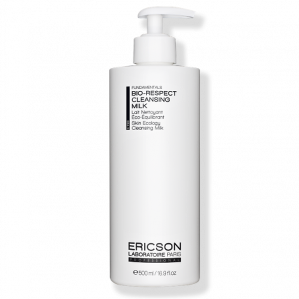 ERICSON LABORATOIRE BIO-RESPECT CLEANSING MILK / SỮA RỬA MẶT TẨY TRANG, LÀM SẠCH, THANH LỌC DA ( 500ML)