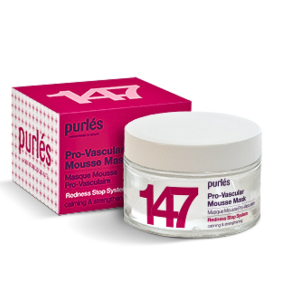 ​​Purlés Pro-Vascular Mousse Mask (153): "Cứu Tinh" Cho Làn Da Nhạy Cảm Và Giãn Mao Mạch