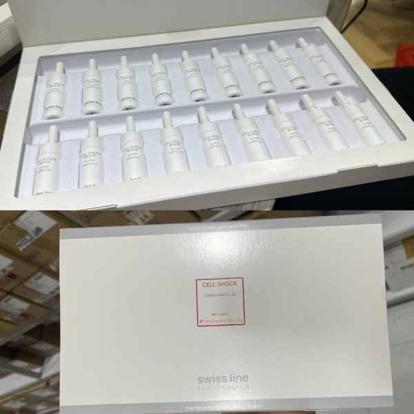 SWISS LINE CSW SUPER AMPOULE / ỐNG TINH CHẤT SIÊU TRẮNG SÁNG, ĐIỀU TRỊ SẠM NÁM VÀ ĐỐM NÂU CẤP TỐC