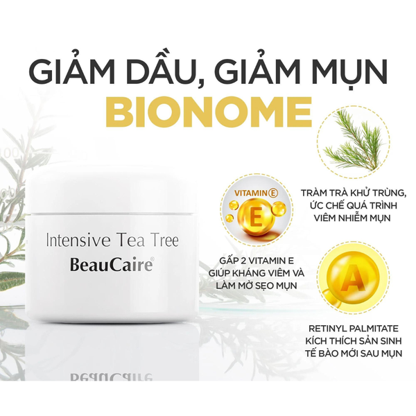 BEAUCAIRE INTENSIVE TEA TREE / KEM DƯỠNG DA, DƯỠNG ẨM CHO LÀN DA