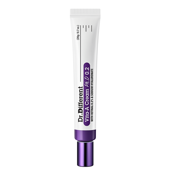 DR.DIFFERENT VITA A CREAM PH.D 0.2 / KEM DƯỠNG CHỐNG LÁO HÓA, CẢI THIỆN NẾP NHĂN, GIẢM CHẢY XỆ ( RETINAL 0.2%)