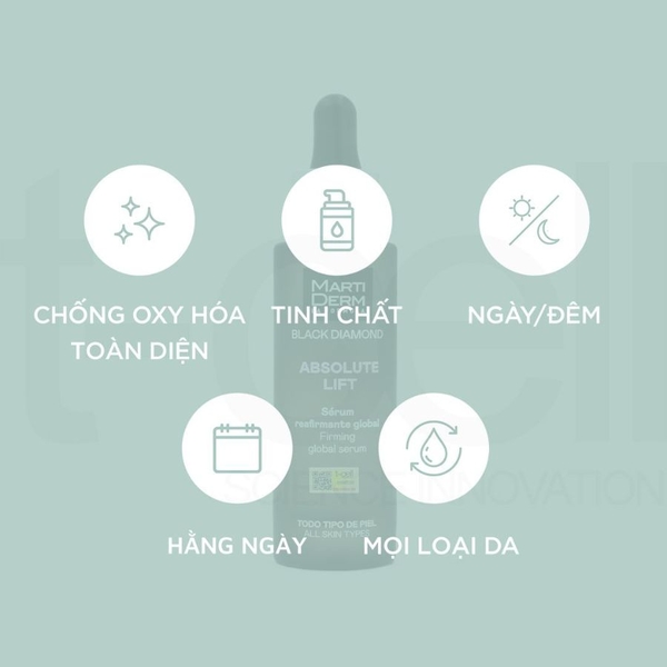 MartiDerm Black Diamond Ultimate Antiox Serum: Tinh Chất Chống Oxy Hóa Đột Phá - Bảo Vệ Toàn Diện & Trẻ Hóa Làn Da