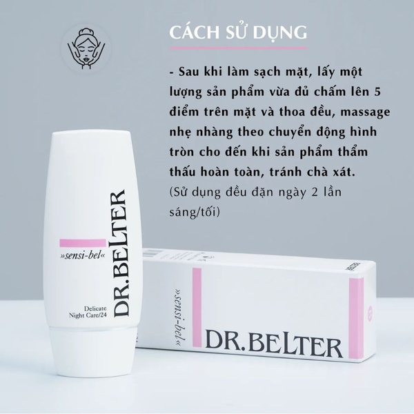 DR.BELTER SENSI BEL DELICATE NIGHT CARE/24/ KEM DƯỠNG ẨM CÂN BẰNG BẢO VỆ DA BAN ĐÊM DR.BELTER SENSI BEL DELICATE NIGHT CARE/24