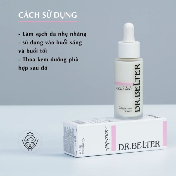 DR.BELTER SENSI - BEL COUPEROSIS SERUM/ TINH CHẤT NUÔI DƯỠNG GIÃN MAO MẠCH, MẨN ĐỎ DR.BELTER SENSI - BEL COUPEROSIS SERUM