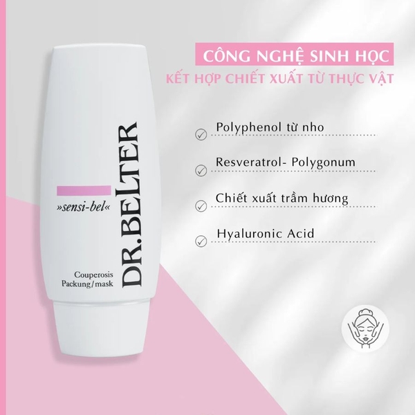DR.BELTER COUPEROSIS MASK/ MẶT NẠ DÀNH CHO DA NHẠY CẢM, GIÃN MAO MẠCH DR.BELTER COUPEROSIS MASK