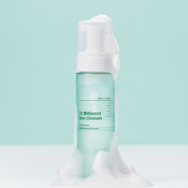 Dr. Different Zero Cleanser (For Oily Skin) – Sữa Rửa Mặt Dạng Bọt Tinh Chất Tràm Trà, Giúp Làm Sạch Sâu Và Kiểm Soát Dầu Nhờn