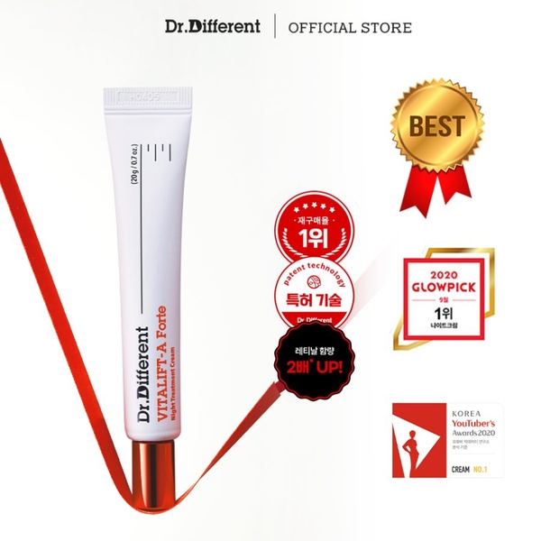 DR.DIFFERENT VITALIFT – A FORTE / KEM DƯỠNG CHỐNG LÃO HÓA, MỜ NẾP NHĂN, TĂNG ĐỘ ĐÀN HỒI, GIẢM CHẠY XỆ